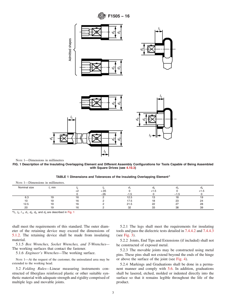 ASTM F1505-16 - Standard Specification for  Insulated and Insulating Hand Tools