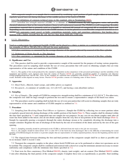 ASTM D5971/D5971M-16 REDLINE ASTM D5971/D5971M-16 - Standard Practice for Sampling Freshly Mixed Controlled Low-Strength Material - Page 2 preview