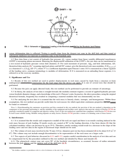 ASTM D4971-16 REDLINE ASTM D4971-16 - Standard Test Method for Determining In Situ Modulus of Deformation of Rock Using Diametrically Loaded 76-mm (3-in.) Borehole Jack - Page 3 preview
