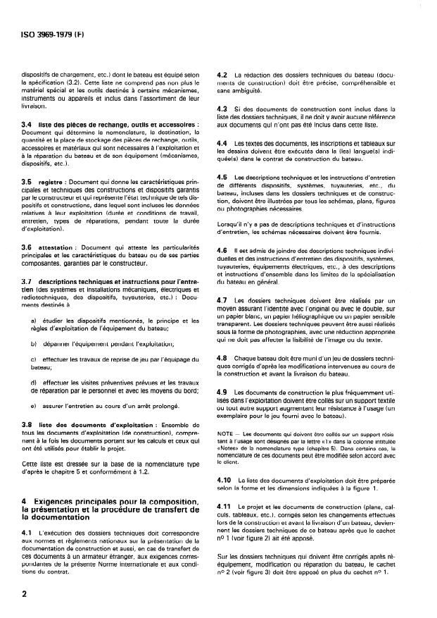 ISO 3969:1979 ISO 3969:1979 - Construction navale -- Bateaux de navigation intérieure -- Dossier technique - Page 4 preview