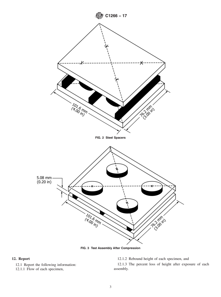 ASTM C1266-17 - Standard Test Method for  Flow Characteristics of Preformed Tape Sealants