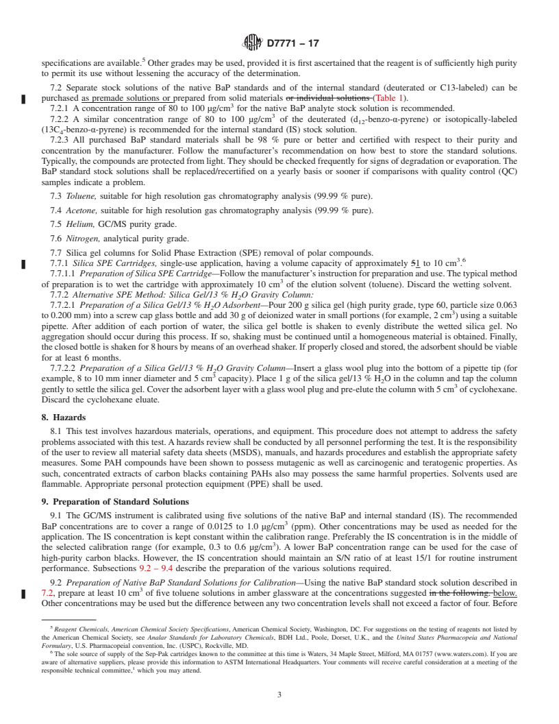 REDLINE ASTM D7771-17 - Standard Test Method for Determination of Benzo-&#x3b1;-Pyrene (BaP) Content in Carbon  Black