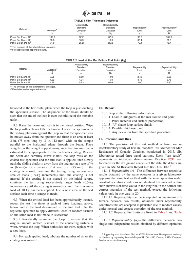 ASTM D5178-16 - Standard Test Method for Mar Resistance of Organic Coatings