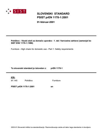 prEN 1178-1