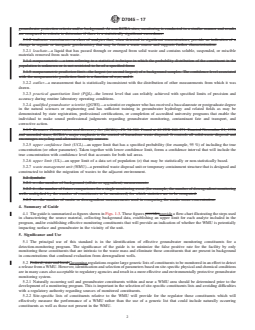ASTM D7045-17 REDLINE ASTM D7045-17 - Standard Guide for Optimization of Groundwater Monitoring Constituents for Detection Monitoring Programs for Waste Disposal Facilities - Page 2 preview
