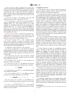 ASTM C1360-17 ASTM C1360-17 - Standard Practice for Constant-Amplitude, Axial, Tension-Tension Cyclic Fatigue of Continuous Fiber-Reinforced Advanced Ceramics at Ambient Temperatures - Page 3 preview