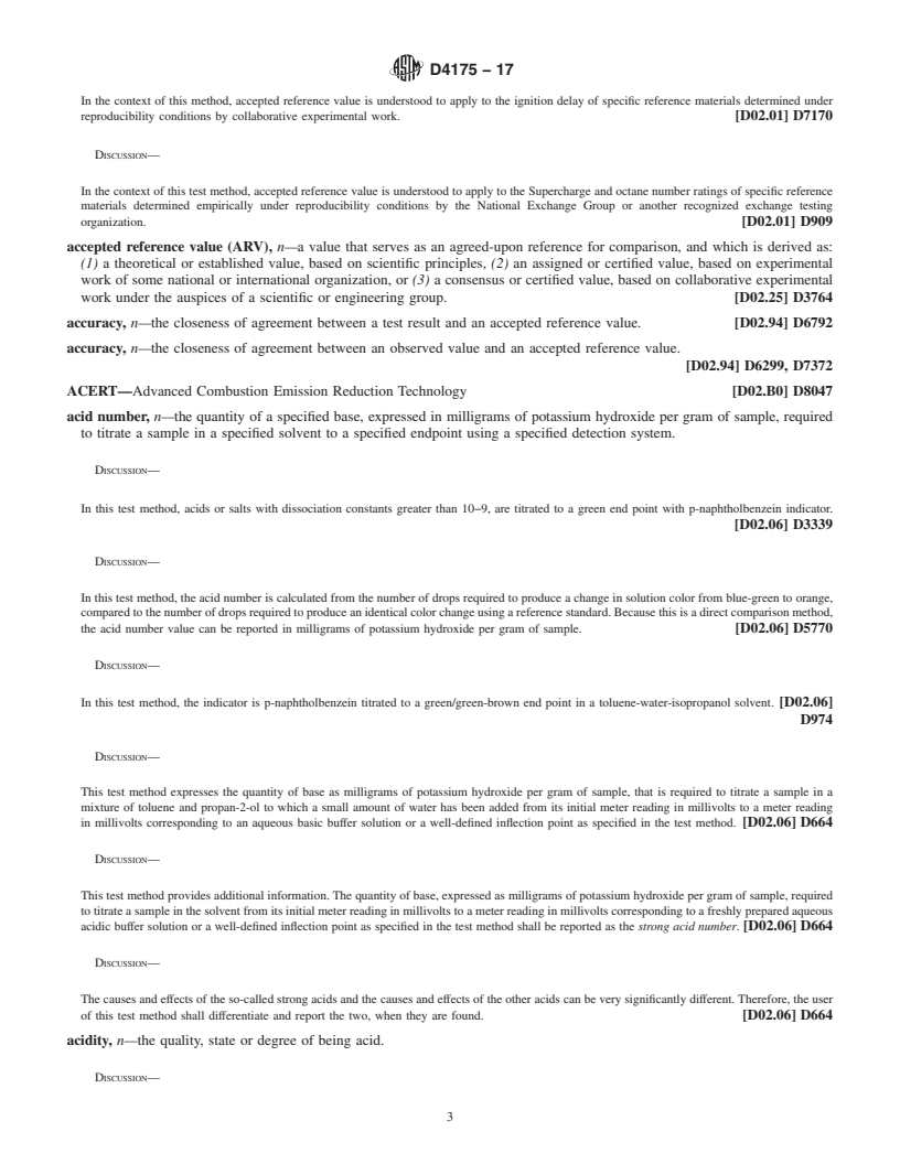 REDLINE ASTM D4175-17 - Standard Terminology Relating to Petroleum Products, Liquid Fuels, and Lubricants