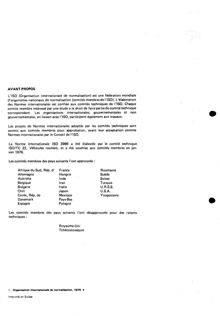 ISO 3996:1978 ISO 3996:1978 - Road vehicles — Brake hose assemblies for hydraulic braking systems used with a non-petroleum base hydraulic fluid
Released:9/1/1978 - Page 2 preview
