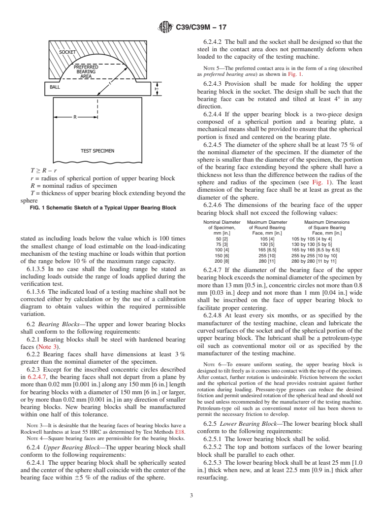 ASTM C39/C39M-17 - Standard Test Method for  Compressive Strength of Cylindrical Concrete Specimens