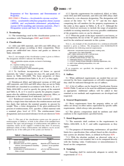 ASTM D6865-17 ASTM D6865-17 - Standard Classification System and Basis for Specifications for Acrylonitrile–Styrene–Acrylate (ASA) and Acrylonitrile–EPDM–Styrene (AES) Plastics and Alloys Molding and Extrusion Materials - Page 2 preview