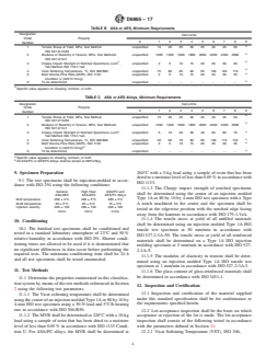 ASTM D6865-17 ASTM D6865-17 - Standard Classification System and Basis for Specifications for Acrylonitrile–Styrene–Acrylate (ASA) and Acrylonitrile–EPDM–Styrene (AES) Plastics and Alloys Molding and Extrusion Materials - Page 4 preview