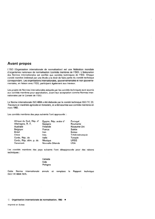 SIST ISO 4004:1995 ISO 4004:1983 - Tracteurs et matériels agricoles -- Largeurs de voie - Page 2 preview