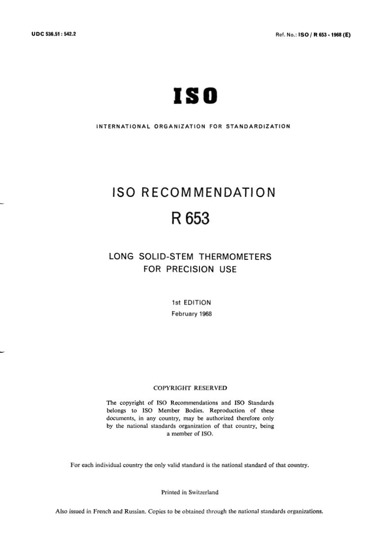 R 653 ISO/R 653:1968 - Title missing - Legacy paper document
