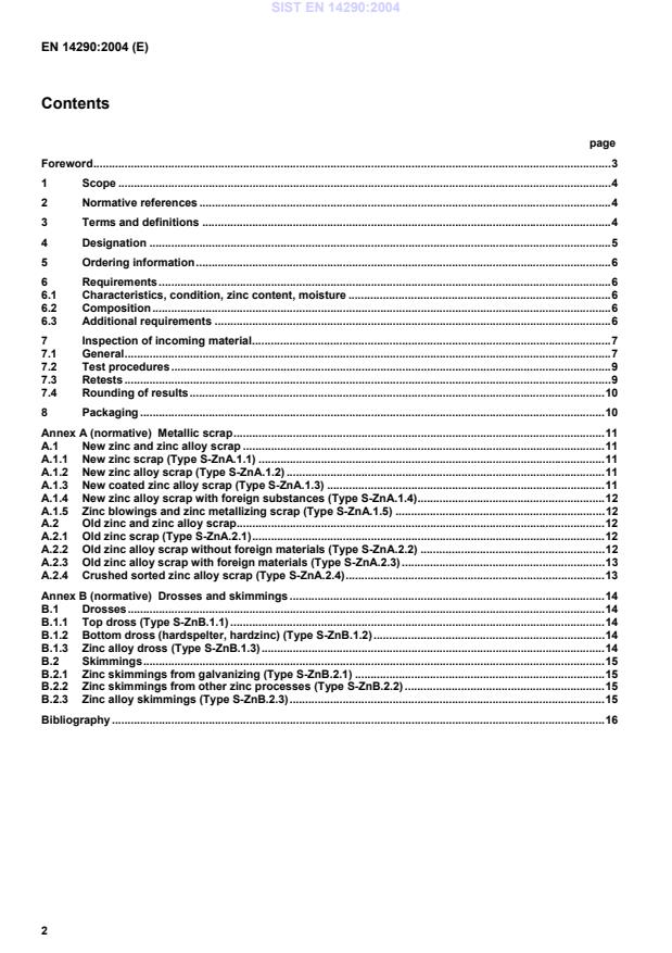 EN 14290:2004 EN 14290:2004 - Page 4 preview