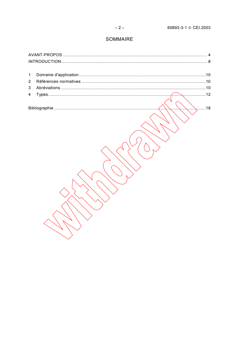 IEC 60893-3-1:2003 IEC 60893-3-1:2003 - Insulating materials - Industrial rigid laminated sheets based on thermosetting resins for electrical purposes - Part 3-1: Specifications for individual materials - Requirements for types of industrial rigid laminated sheets
Released:11/7/2003
Isbn:2831872715 - Page 4 preview