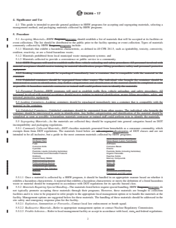 ASTM D6346-17 REDLINE ASTM D6346-17 - Standard Guide for Accepting, Segregating, and Packaging Materials Collected Through Household Hazardous Waste Programs - Page 2 preview