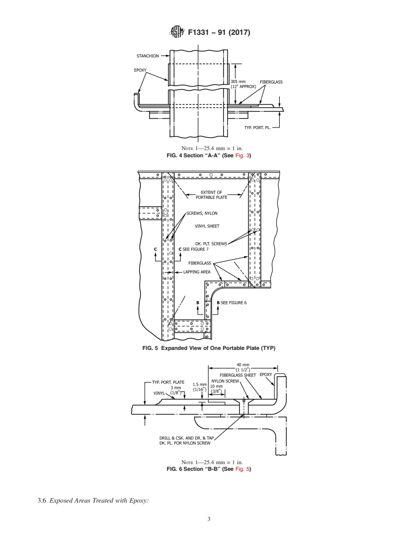 REDLINE ASTM F1331-91(2017) - Standard Practice for  Installation Procedures of Vinyl Deck Coverings on Portable   Plates in Electrical and Electronic Spaces