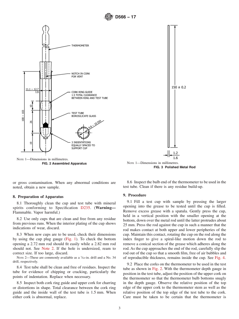 ASTM D566-17 - Standard Test Method for Dropping Point of Lubricating Grease