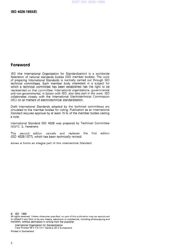 ISO 4026:1993 ISO 4026:1996 - Page 4 preview