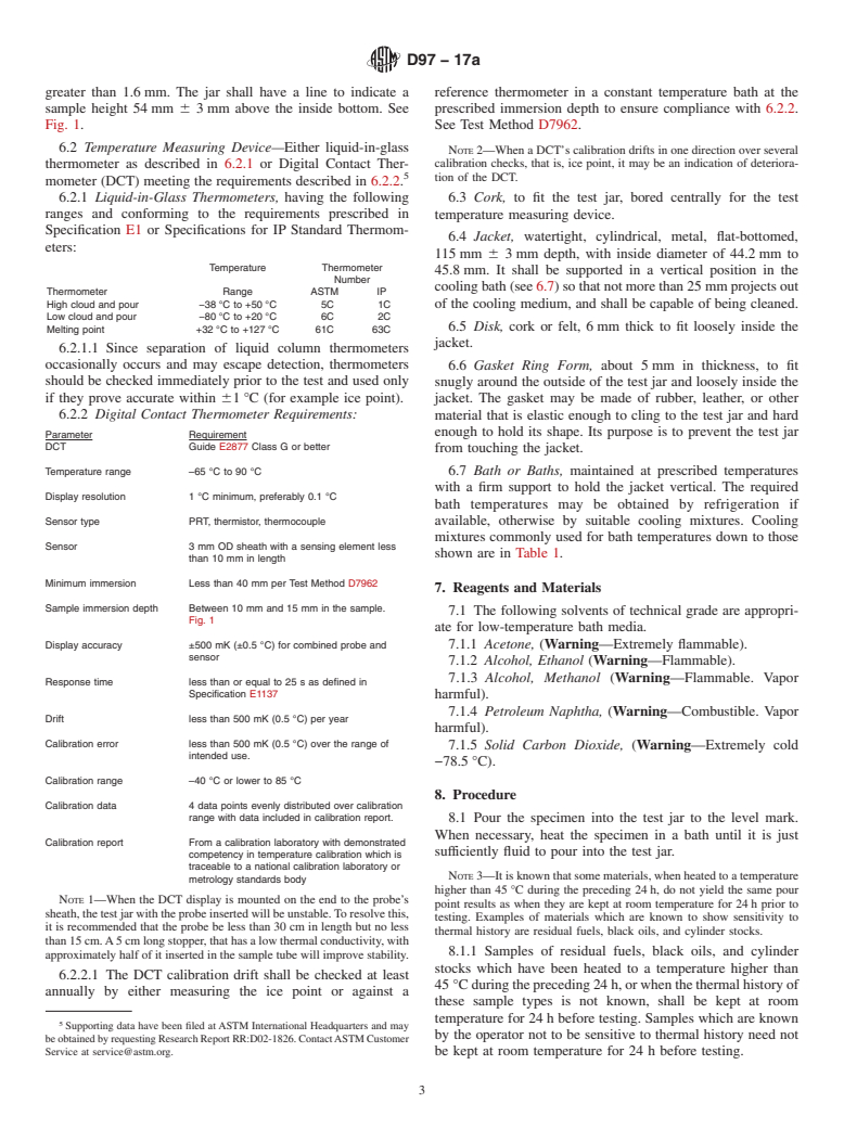 ASTM D97-17a - Standard Test Method for Pour Point of Petroleum Products