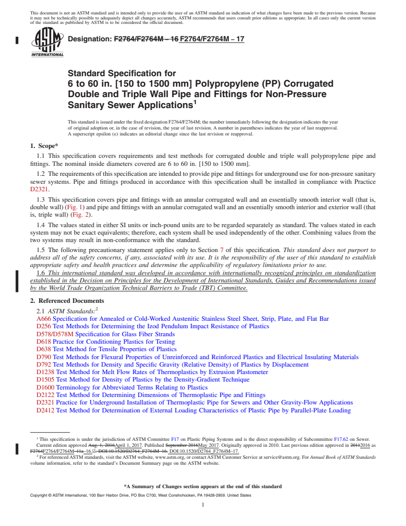 ASTM F2764/F2764M-17 - Standard Specification For 6 To 60 In. [150 To ...