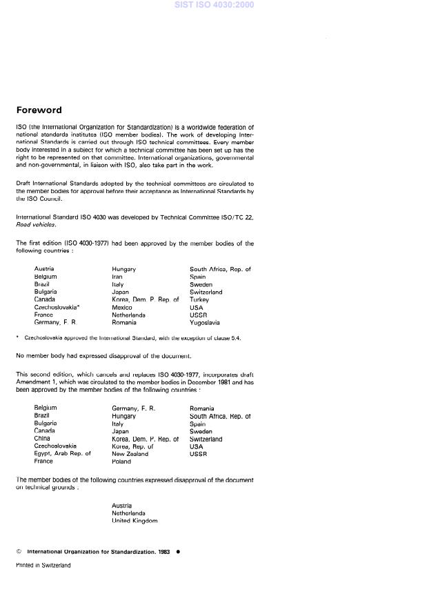 SIST ISO 4030:2000 SIST ISO 4030:2000 - Page 4 preview