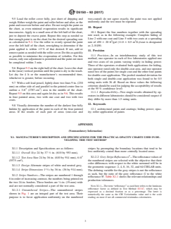 ASTM D5150-92(2017) ASTM D5150-92(2017) - Standard Test Method for Hiding Power of Architectural Paints Applied by Roller - Page 3 preview