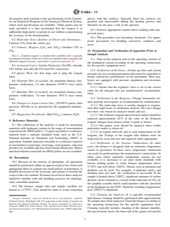 ASTM C1854-17 ASTM C1854-17 - Standard Test Method for Determination of Hydrogen (total from all sources) in Mixed Oxide ((U, Pu)O<inf>2</inf>) Sintered Pellets by the Inert Gas Fusion Technique Followed by Thermal Conductivity Measurement - Page 3 preview