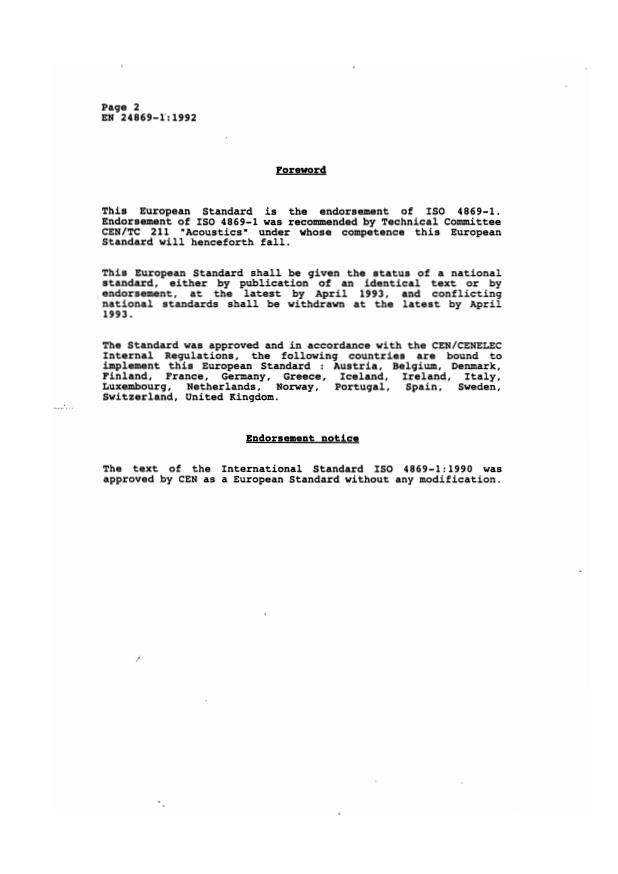 EN 24869-1:1992 EN 24869-1:1999 - Page 4 preview