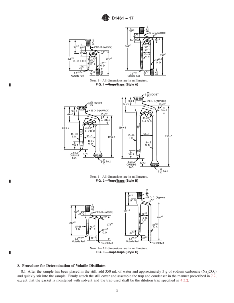 REDLINE ASTM D1461-17 - Standard Test Method for  Moisture or Volatile Distillates in Asphalt Mixtures