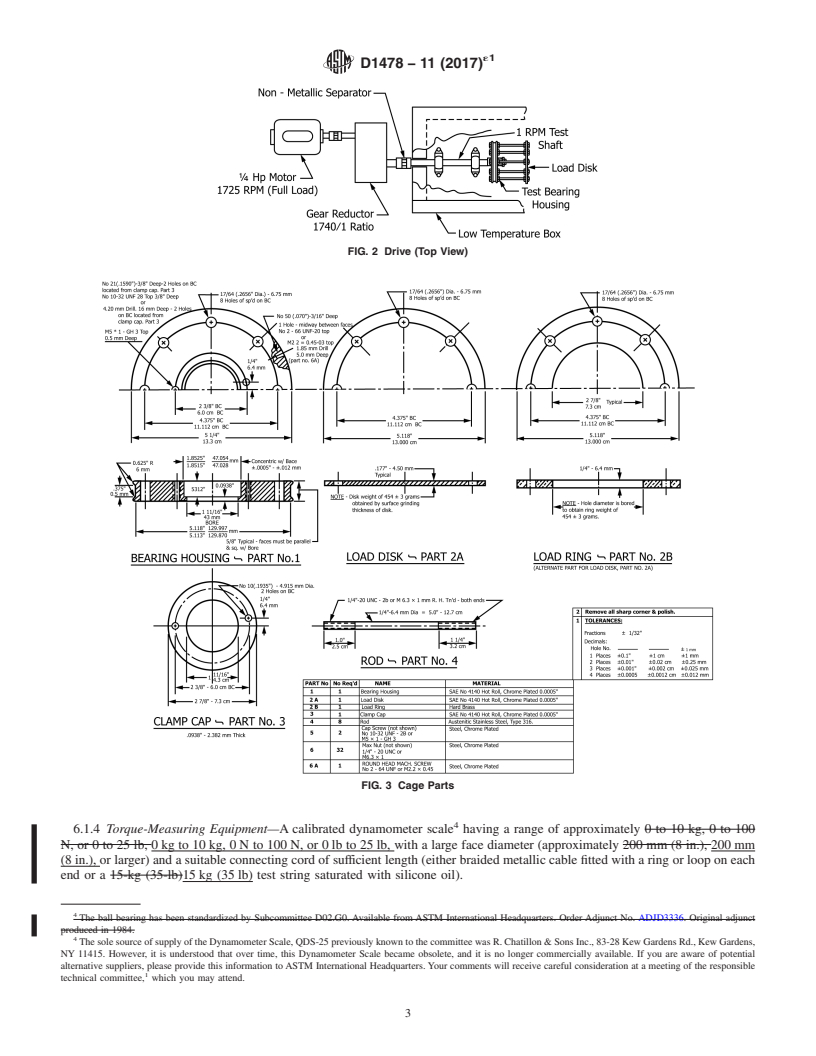 REDLINE ASTM D1478-11(2017)e1 - Standard Test Method for  Low-Temperature Torque of Ball Bearing Grease