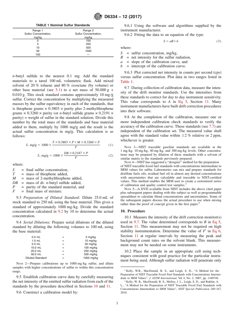 ASTM D6334-12(2017) - Standard Test Method for Sulfur in Gasoline by Wavelength Dispersive X-Ray Fluorescence