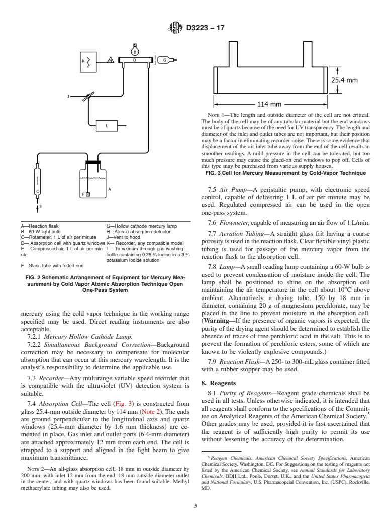 ASTM D3223-17 - Standard Test Method for  Total Mercury in Water