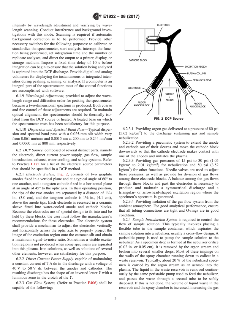 ASTM E1832-08(2017) - Standard Practice for  Describing and Specifying a Direct Current Plasma Atomic Emission  Spectrometer