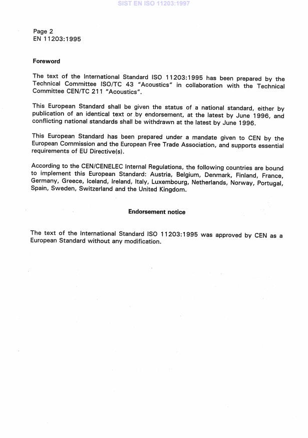 EN ISO 11203:1995 EN ISO 11203:1997 - Page 4 preview