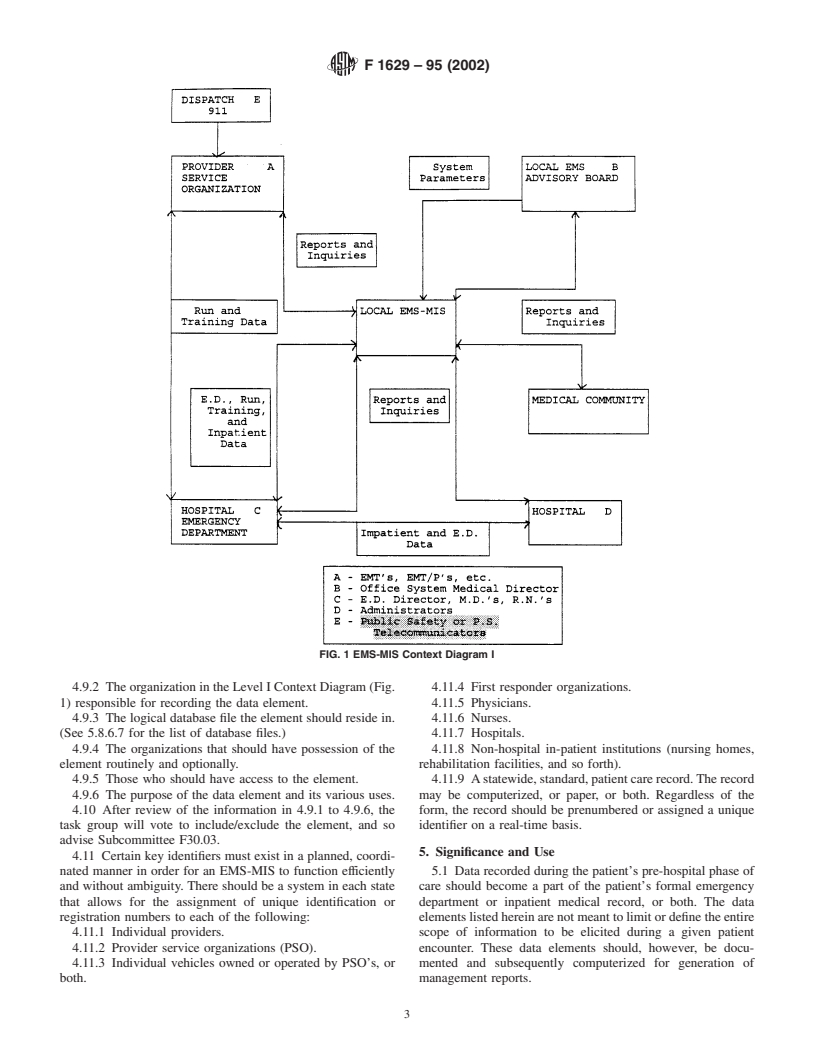 ASTM F1629-95(2002) - Standard Guide for Establishing Operating Emergency Medical Services and Management Information Systems, or Both