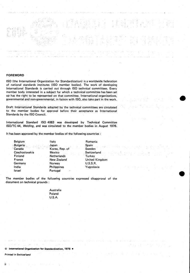 ISO 4063:1978 ISO 4063:1978 - Page 2 preview