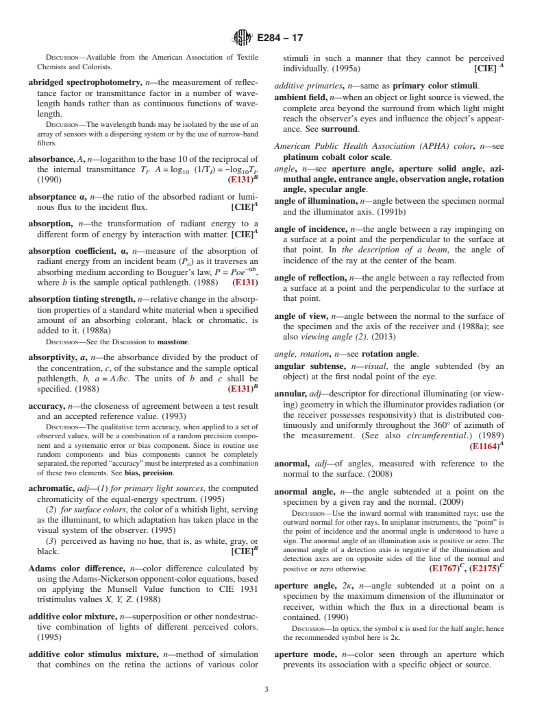 ASTM E284-17 - Standard Terminology of Appearance