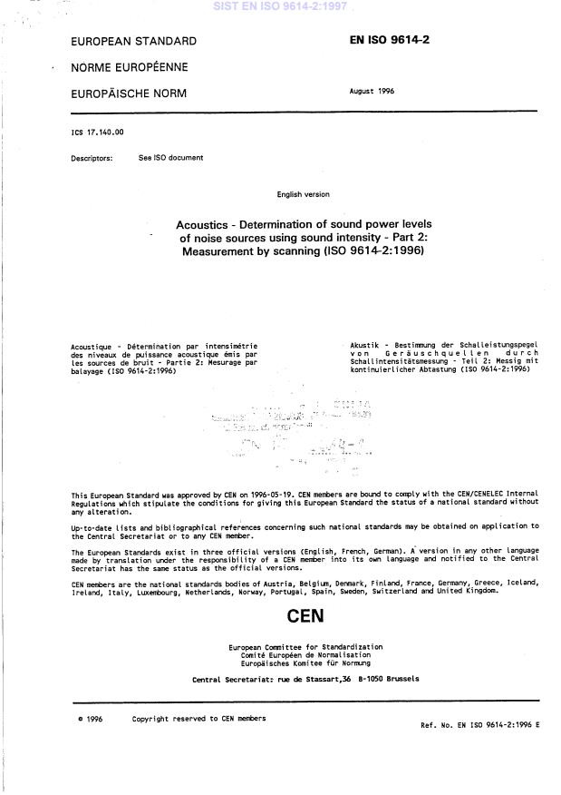 EN ISO 9614-2:1997