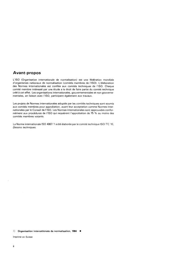 ISO 4067-1:1984 ISO 4067-1:1984 - Dessins techniques -- Installations - Page 2 preview