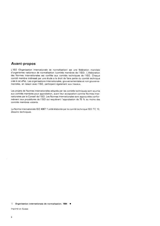 ISO 4067-1:1984 ISO 4067-1:1984 - Dessins techniques -- Installations - Page 2 preview