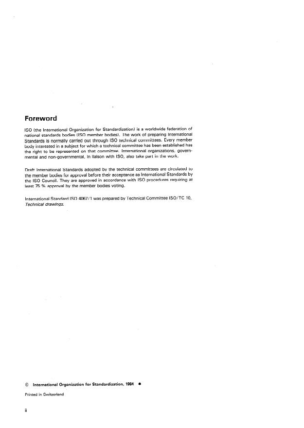 ISO 4067-1:1984 ISO 4067-1:1984 - Technical drawings -- Installations - Page 2 preview