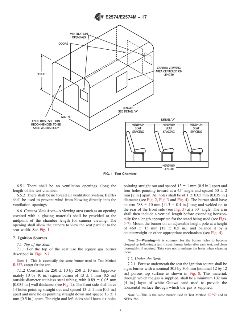 ASTM E2574/E2574M-17 - Standard Test Method for  Fire Testing of School Bus Seat Assemblies