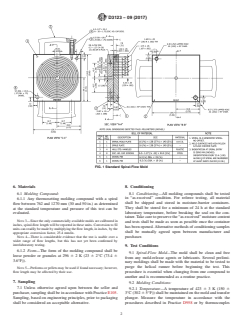 ASTM D3123-09(2017) ASTM D3123-09(2017) - Standard Test Method for Spiral Flow of Low-Pressure Thermosetting Molding Compounds - Page 2 preview