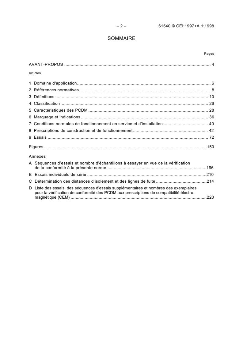 IEC 61540:1997+AMD1:1998 CSV IEC 61540:1997+AMD1:1998 CSV - Electrical accessories - Portable residual current devices without integral overcurrent protection for household and similar use (PRCDs) - Page 4 preview