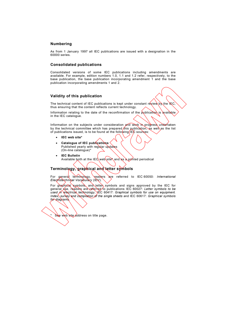 IEC 62106:2000 IEC 62106:2000 - Specification of the radio data system (RDS) for VHF/FM sound broadcasting in the frequency range from 87,5 to 108,0 MHz
Released:1/27/2000
Isbn:2831851289 - Page 2 preview