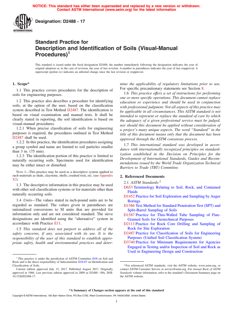 ASTM D2488-17 - Standard Practice for Description and Identification of Soils (Visual-Manual Procedures)