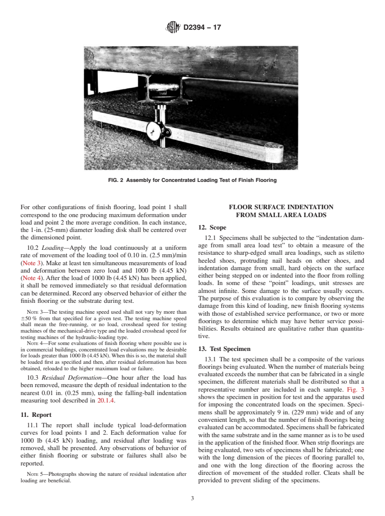 ASTM D2394-17 - Standard Test Methods for Simulated Service Testing of Wood and Wood-Based Finish Flooring