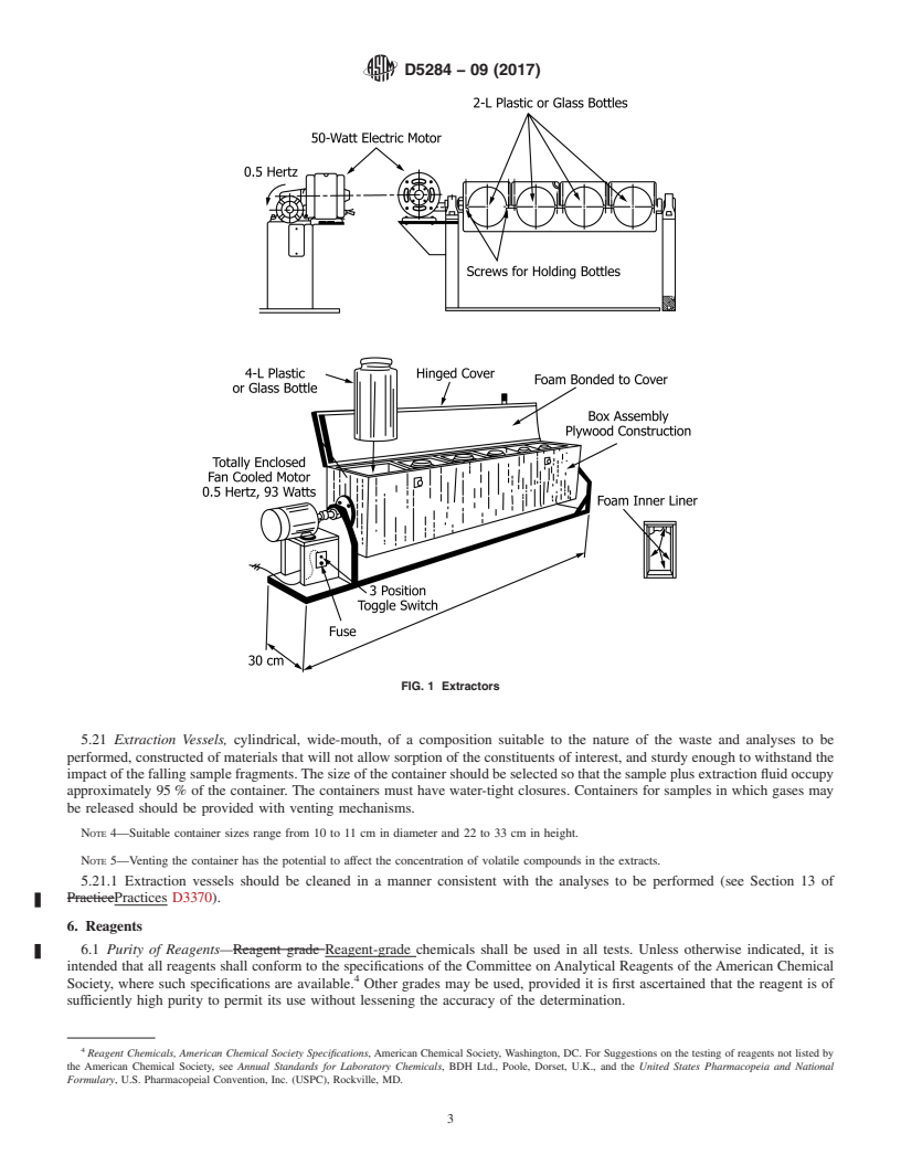 REDLINE ASTM D5284-09(2017) - Standard Test Method for  Sequential Batch Extraction of Waste with Acidic Extraction  Fluid