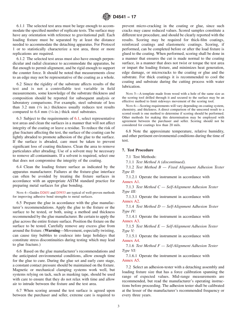 ASTM D4541-17 - Standard Test Method for Pull-Off Strength of Coatings Using Portable Adhesion Testers